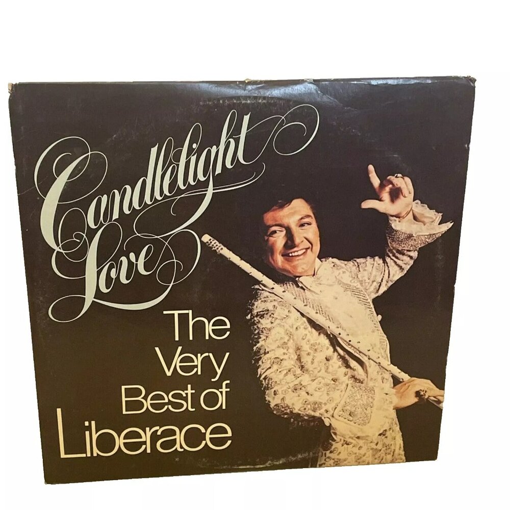 Liberace Candlelight Love The Very Best Of Liberace (Vinyl, 1976, 2x LP) AVI VG